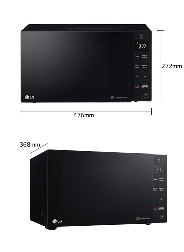 LG Four micro-ondes Solo Smart Inverter 25L afficheur LED MS2535GIS au  meilleur prix en Tunisie sur