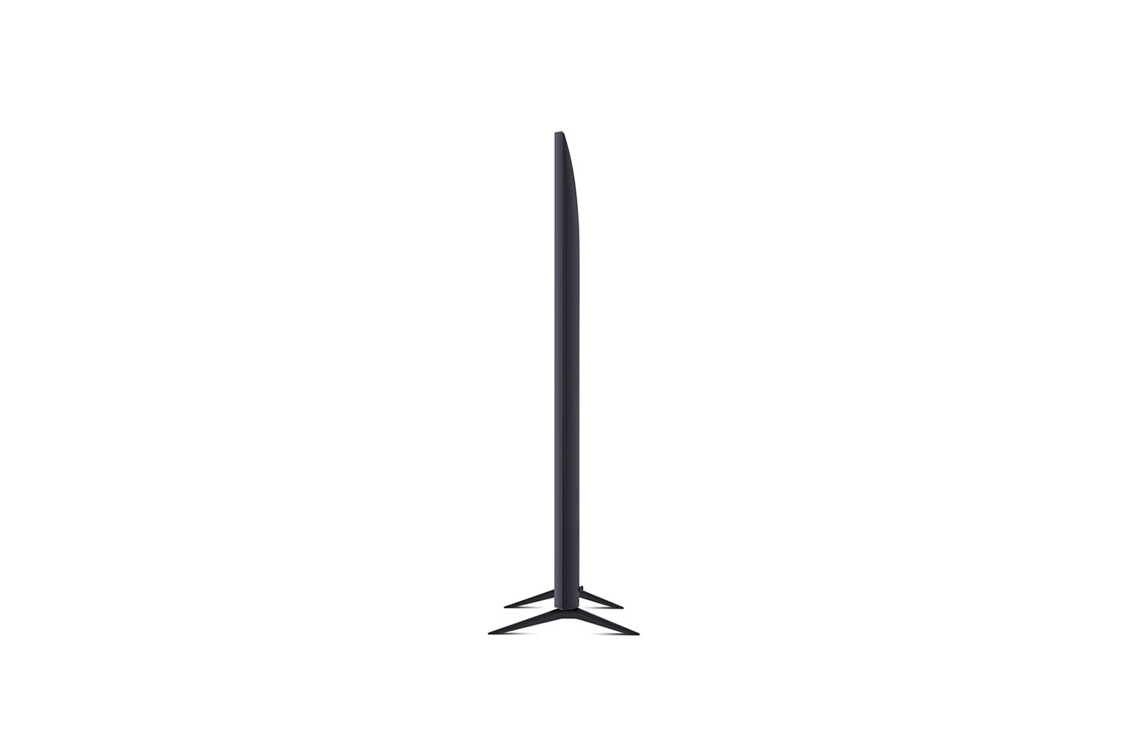 LG UHD 4K Smart TV de 86 pouces Série UQ90, vue de côté à 90 degrés, 86UQ90006LC