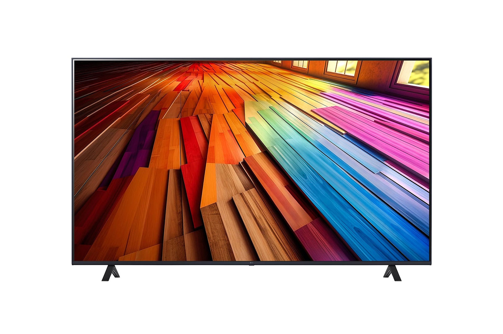 LG Smart TV  LG UHD AI UT80 4K, 75 pouces, Télécommande Magique IA HDR10 webOS24 20240, Vue avant du LG UHD TV, UT80, 75UT80006LB
