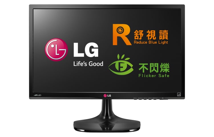 LG 23'' 16:9 AH-IPS 液晶顯示器 RF獨家護眼技術, 23MP55HQ-P