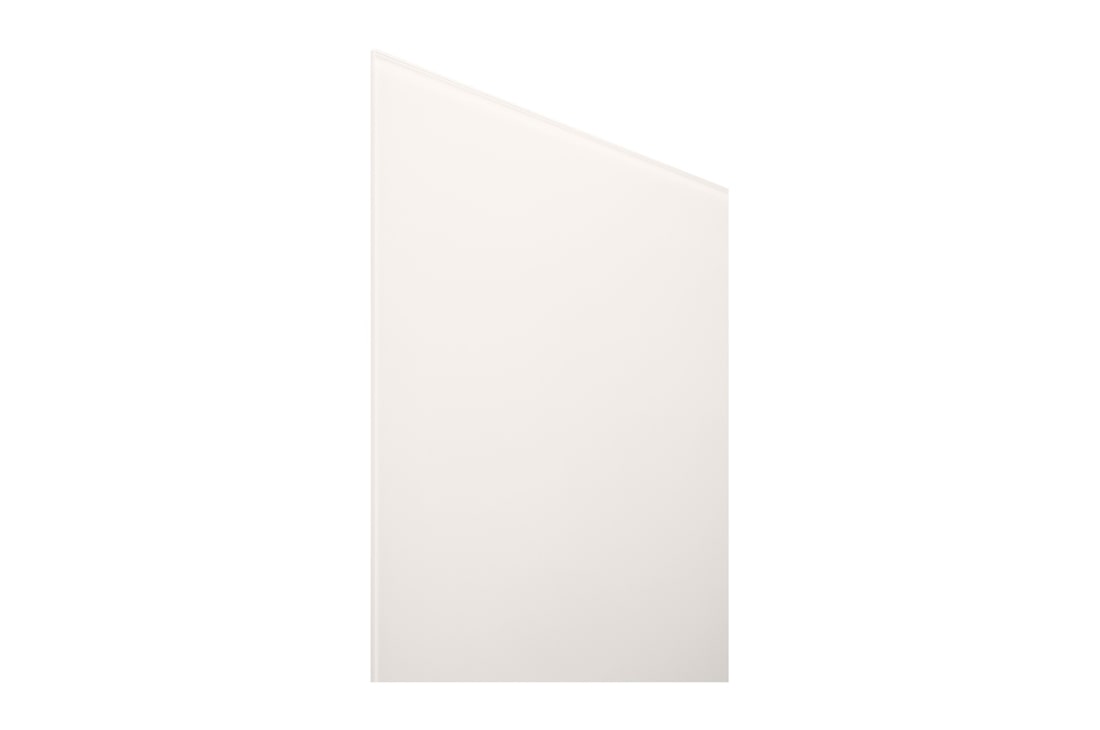 LG Objet 風格設計家電系列 - 冰箱下門片/ 霧面玻璃 / 雪霧白, Front view, AGF30133422