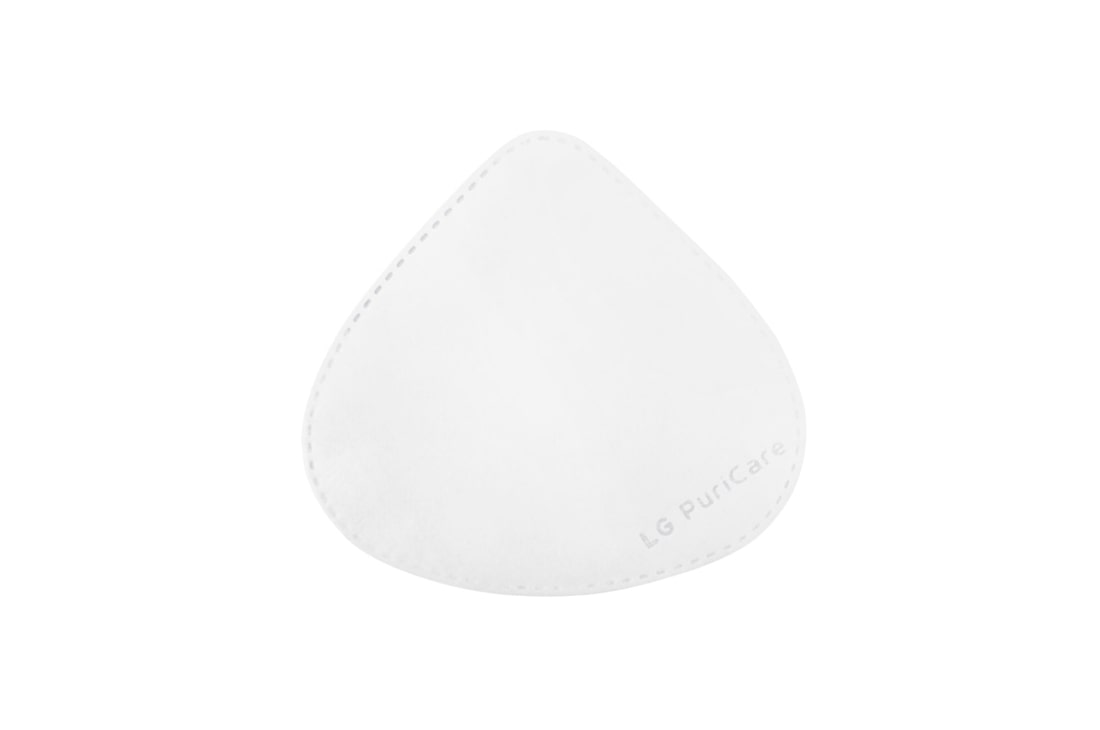 LG 第一代口罩清淨機替換式襯墊(30片)-封閉式無透氣孔, 正面画像, ADQ75797706