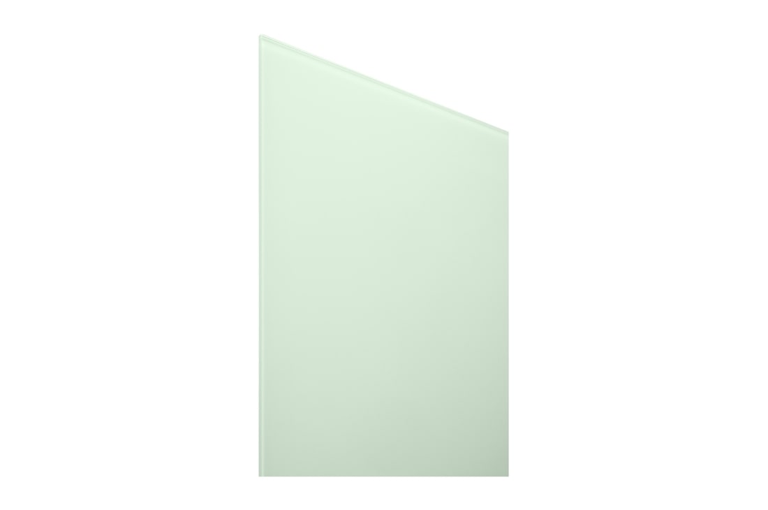 LG Objet 風格設計家電系列 - 冰箱下門片/ 霧面玻璃 / 玉石綠, Front view, AGF30133440