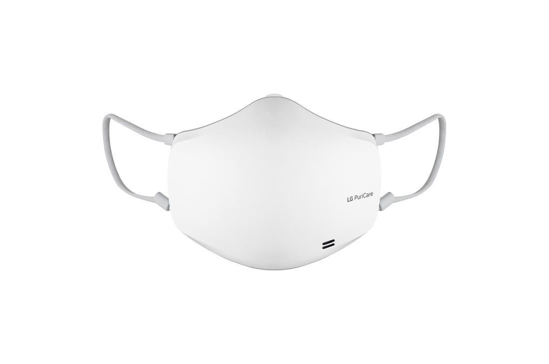LG PuriCare 口罩型空氣清淨機  (質感白), 正視圖, AP551AWFA