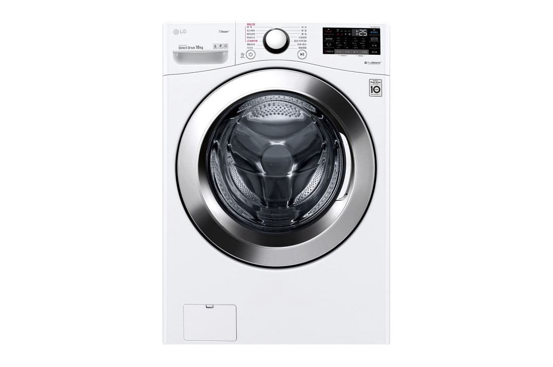 LG 蒸氣滾筒洗衣機 (蒸洗脫)｜18公斤, WD-S18VCW