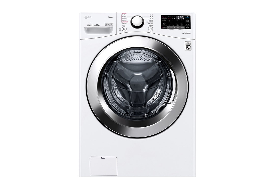 LG 蒸氣滾筒洗衣機 (蒸洗脫)｜19公斤, WD-S19VBW