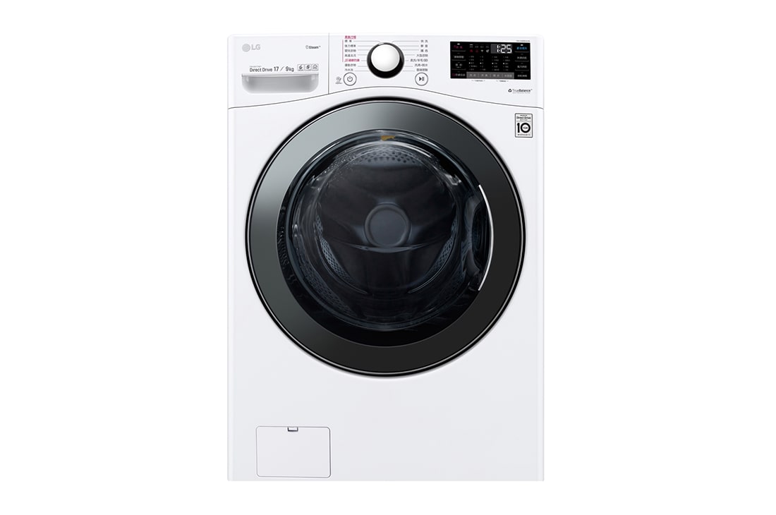 LG 蒸氣滾筒洗衣機 (蒸洗脫烘)｜洗衣17公斤+烘衣9公斤, WD-S17VBD