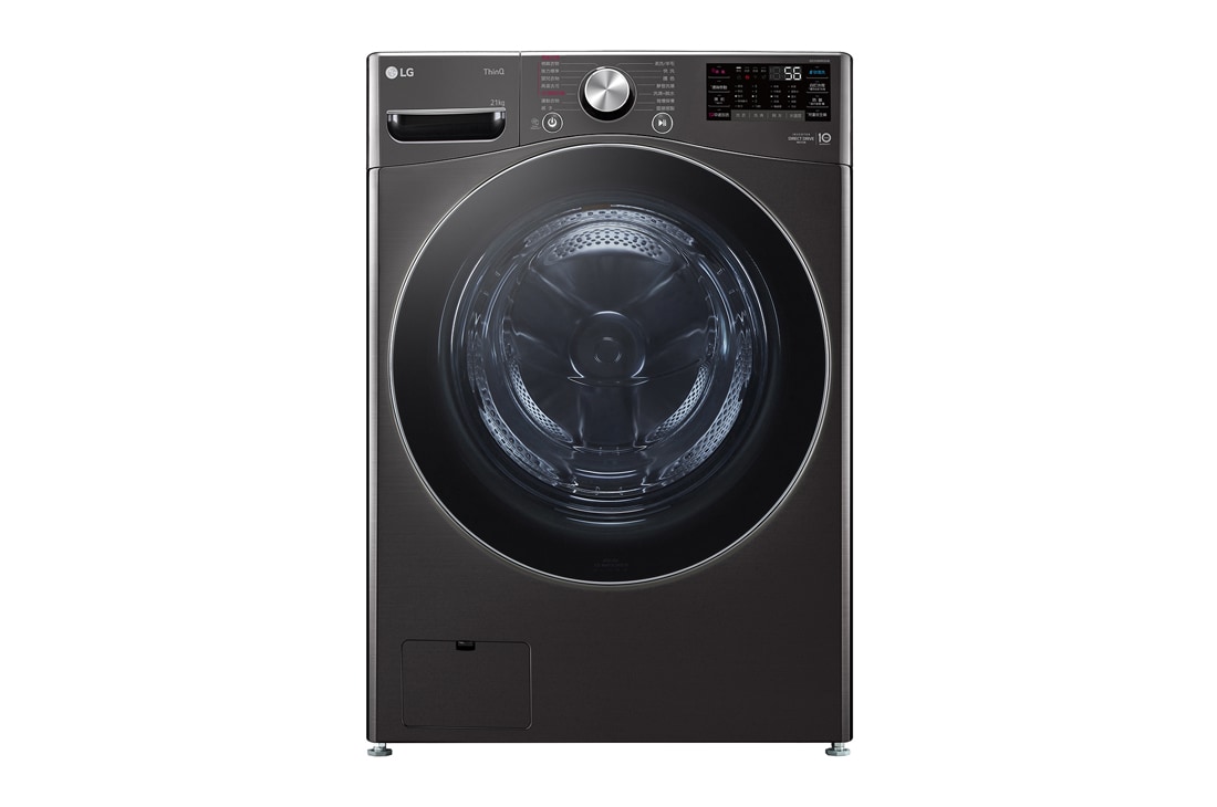 LG 蒸氣滾筒洗衣機 (蒸洗脫)｜21公斤｜WD-S21VB (尊爵黑), Front, WD-S21VB
