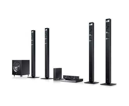 LG 3D Blu-ray домашній кінотеатр зі ЗВУКОМ CINEMA 3D і бездротовими тиловими колонками, BH9520TW