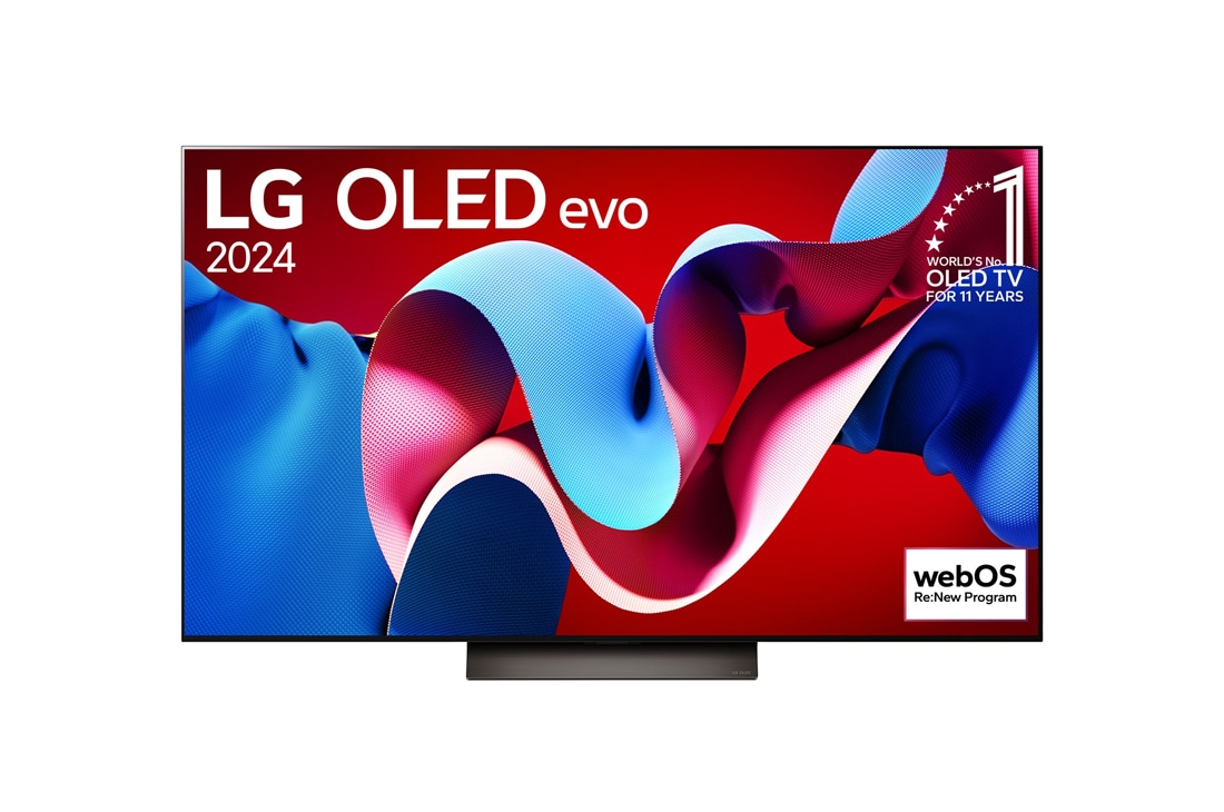 LG Телевізор LG OLED evo C4 | 55  дюймів | 4K | 2024, Side view of LG OLED evo TV, OLED G4, OLED55C46LA
