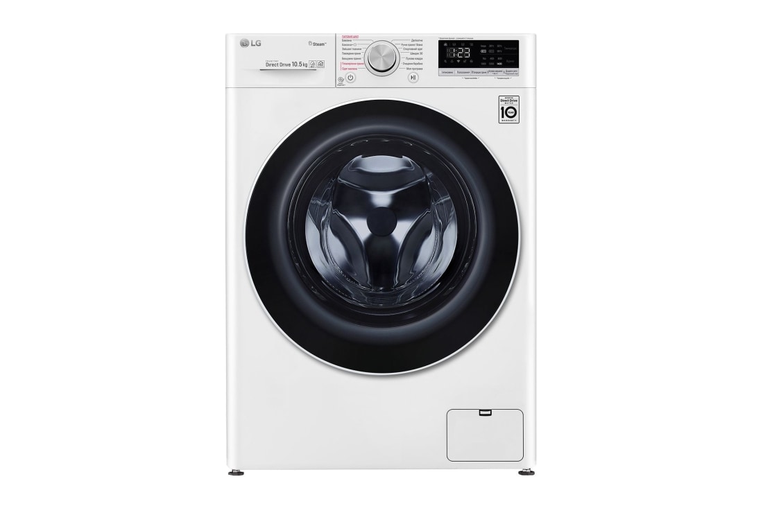 LG Стандартна пральна машина | AI DD™ | Steam™ | 10,5 кг, F4V5RS0W