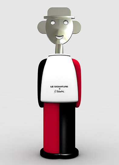 LG SIGNATURE corkscrew by Alessandro Mendini