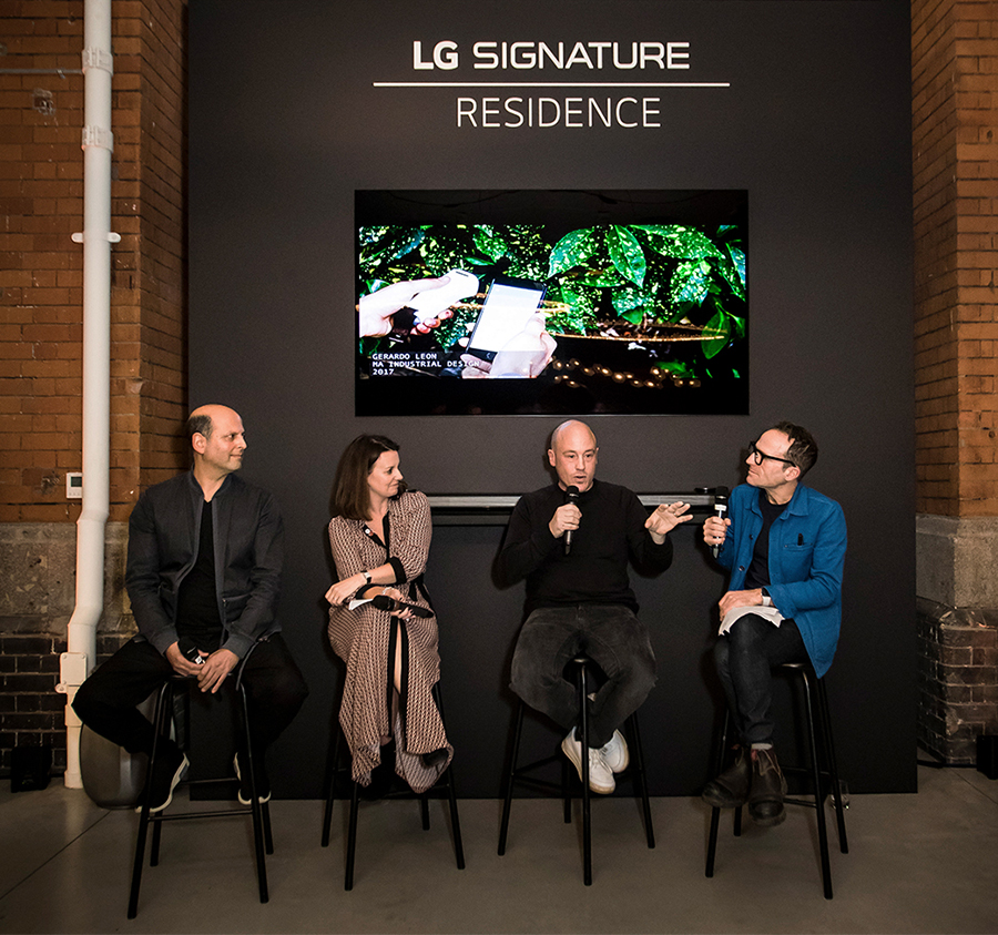 The scene of highlighting panel talk consisted of respected architect, famous presenter and renowned artist at the premium event held in London
