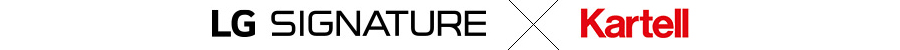 Logo of LG SIGNATURE & Kartell.