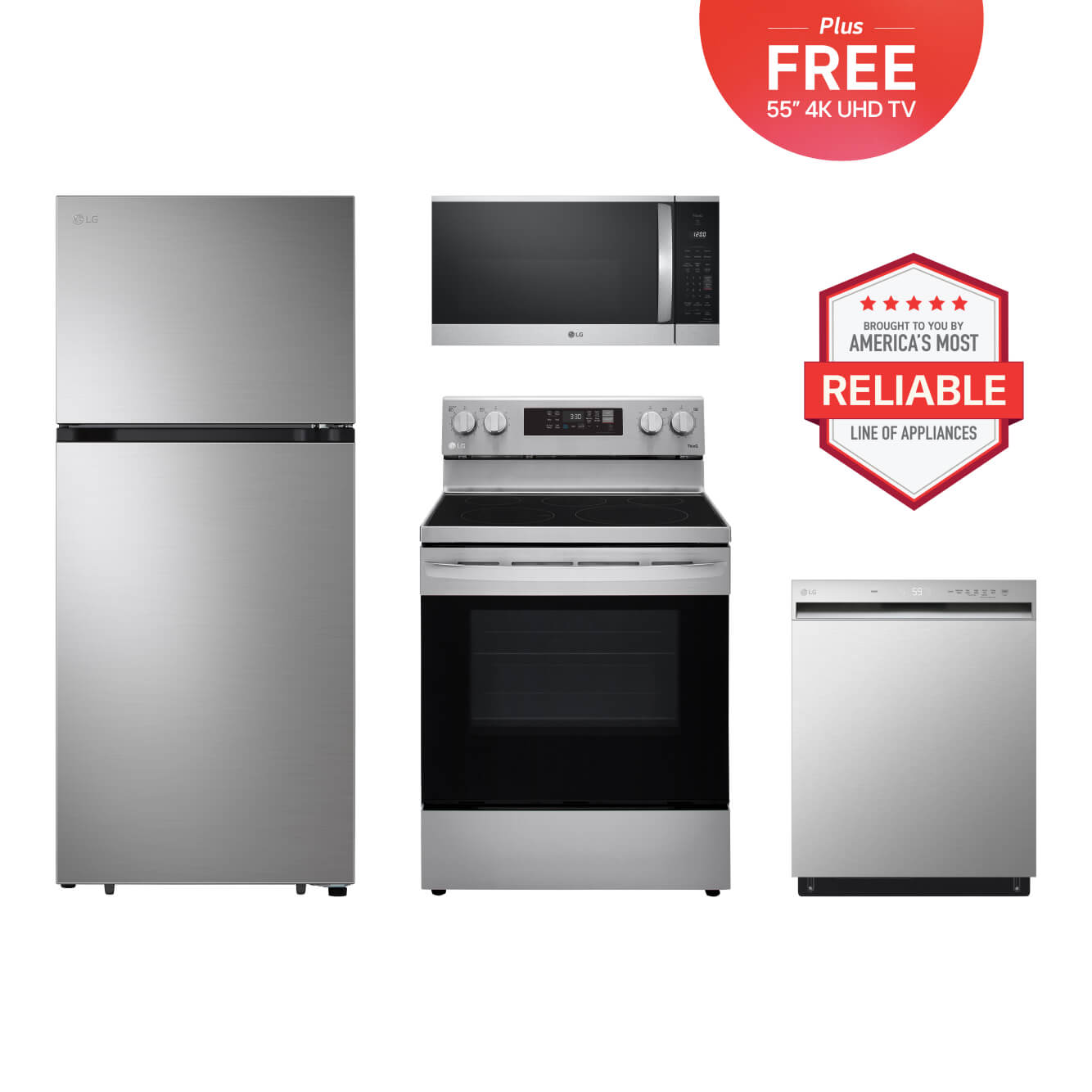 Value Kitchen Package with Electric Range1