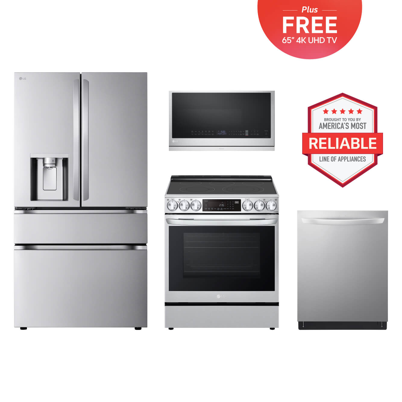 Deluxe Kitchen Package with Electric Range1