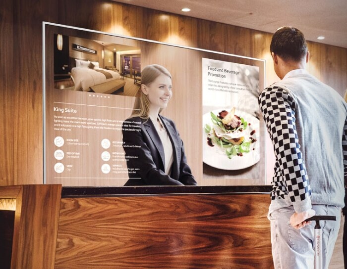 menu display