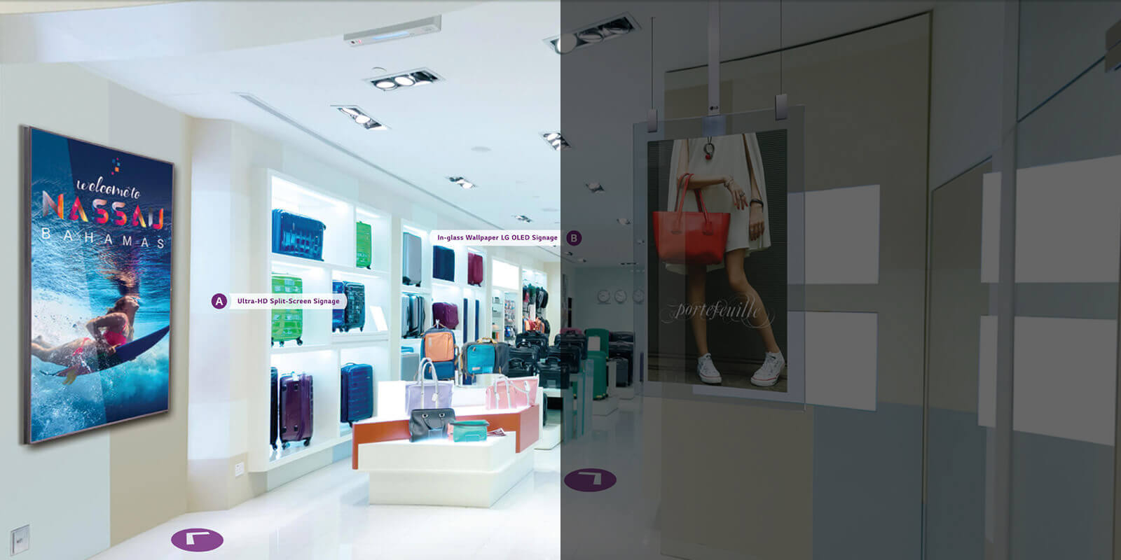 Retail Digital Signage And Display Solution Lg Us Business