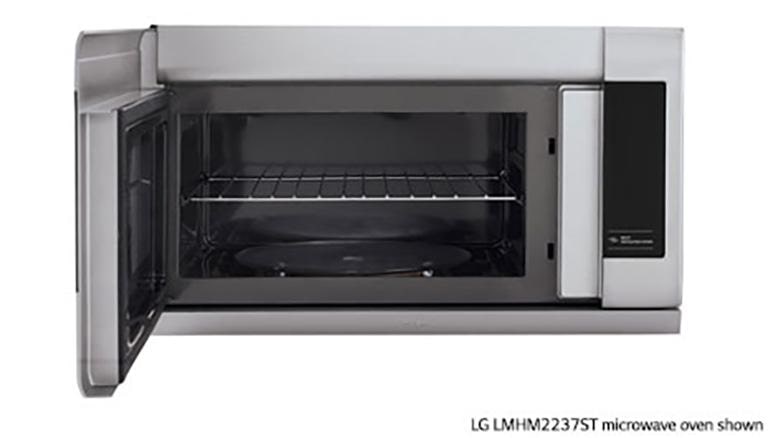 LG LMHM2237BD: Black Stainless Steel Series 2.2 cu.ft. Over-the