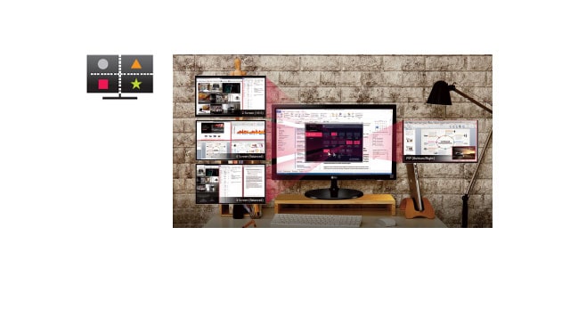 Monitor LED IPS FullHD de 20'' LG 20MP38HQ-B