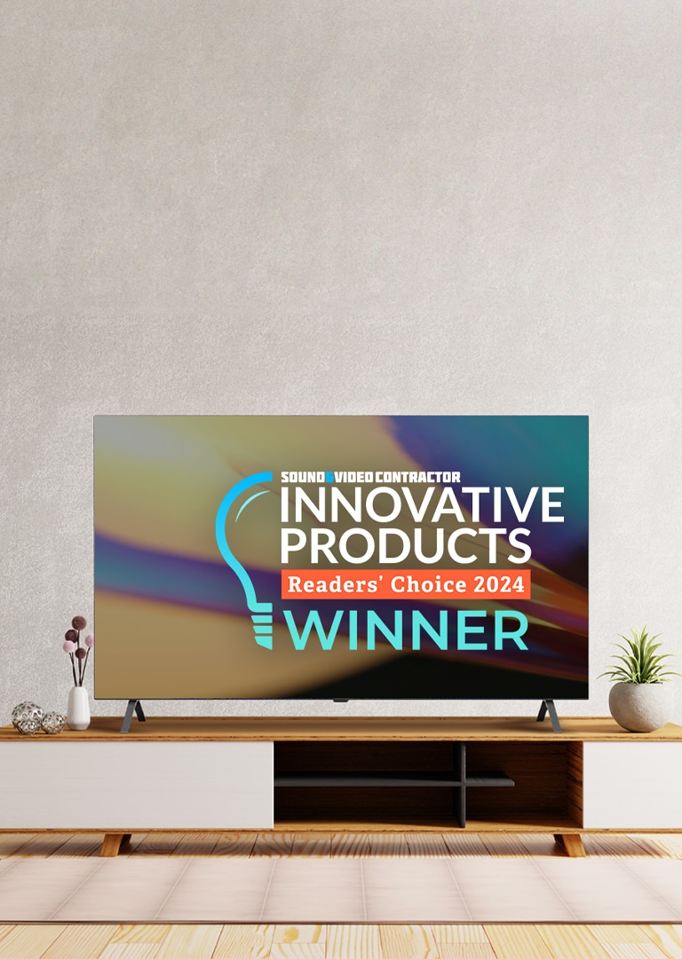 The LG OLED 4K UHD Smart Hotel TV Series was awarded an SVC Innovative Products - Reader’s Choice Winner.