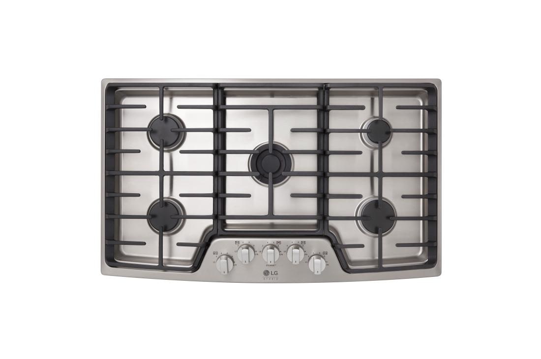 LG LSCG307ST 30 Inch Gas Cooktop with 5 Sealed Burners, Continuous