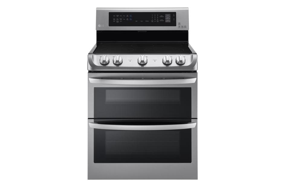 LG LDE4415ST: 7.3 cu. ft. Electric Double Oven Range with ProBake