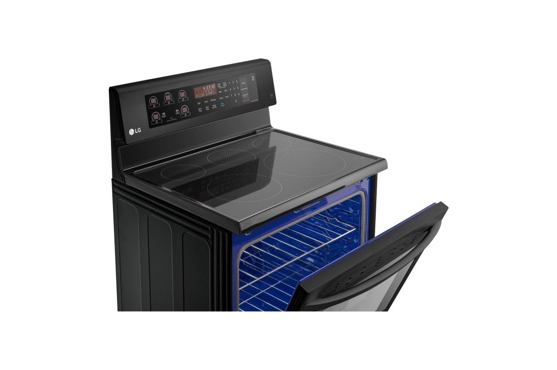 LG LRE3193BM: 6.3 Oven Business USA cu. True Single EasyClean® with Electric LG and ft. Range | Convection