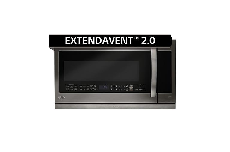 LG LMHM2237BD: Black Stainless Steel Series 2.2 cu.ft. Over-the-Range  Microwave Oven