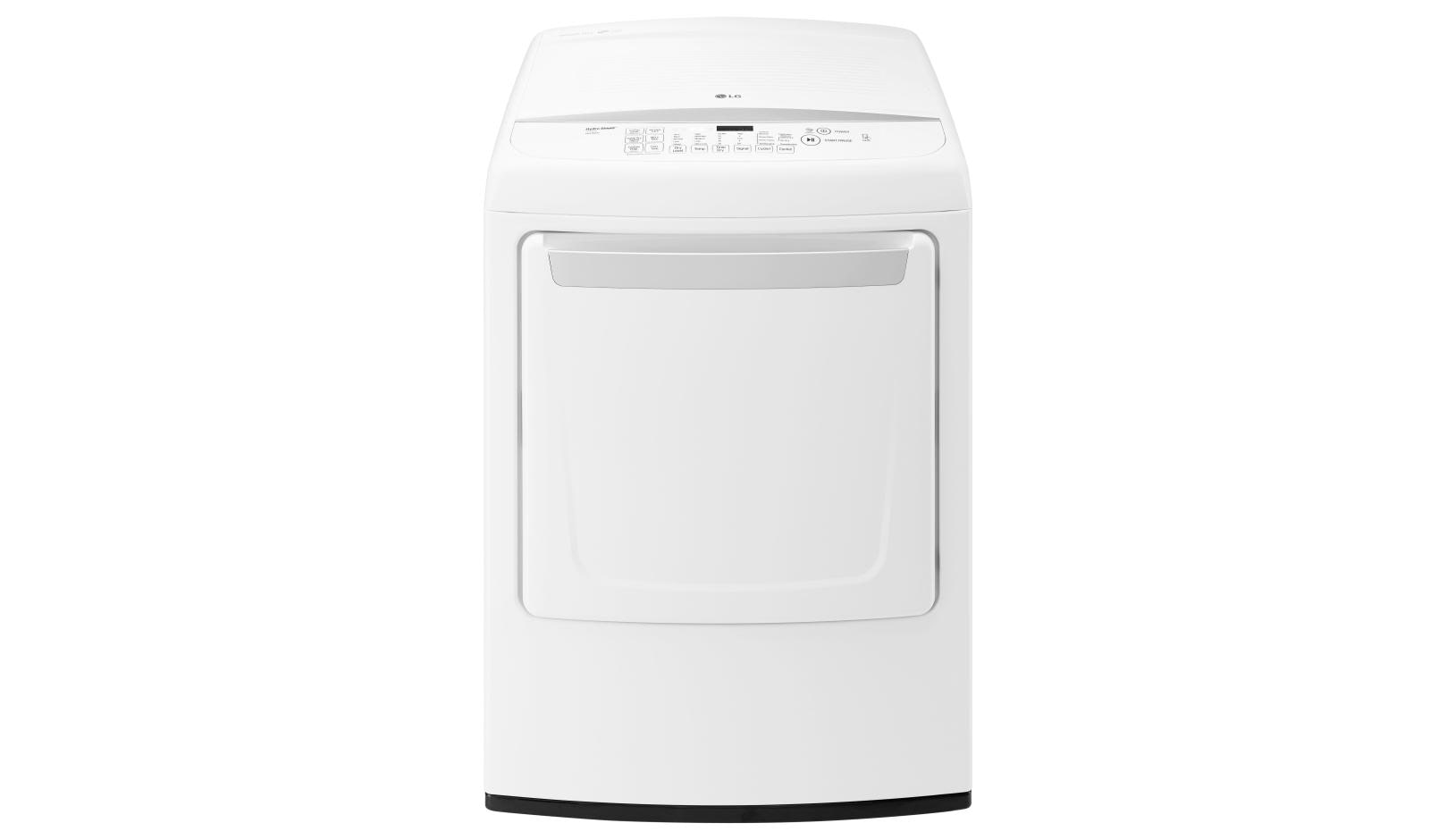 LG DLE1501W 7.3 cu. ft. Ultra Large Capacity High Efficiency Front