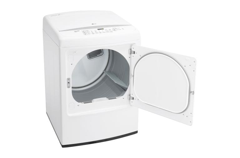 LG 7.3 cu. ft. Ultra Large Capacity High Efficiency Front Control Dryer w/ NFC Tag On, DLE1501W, thumbnail 2