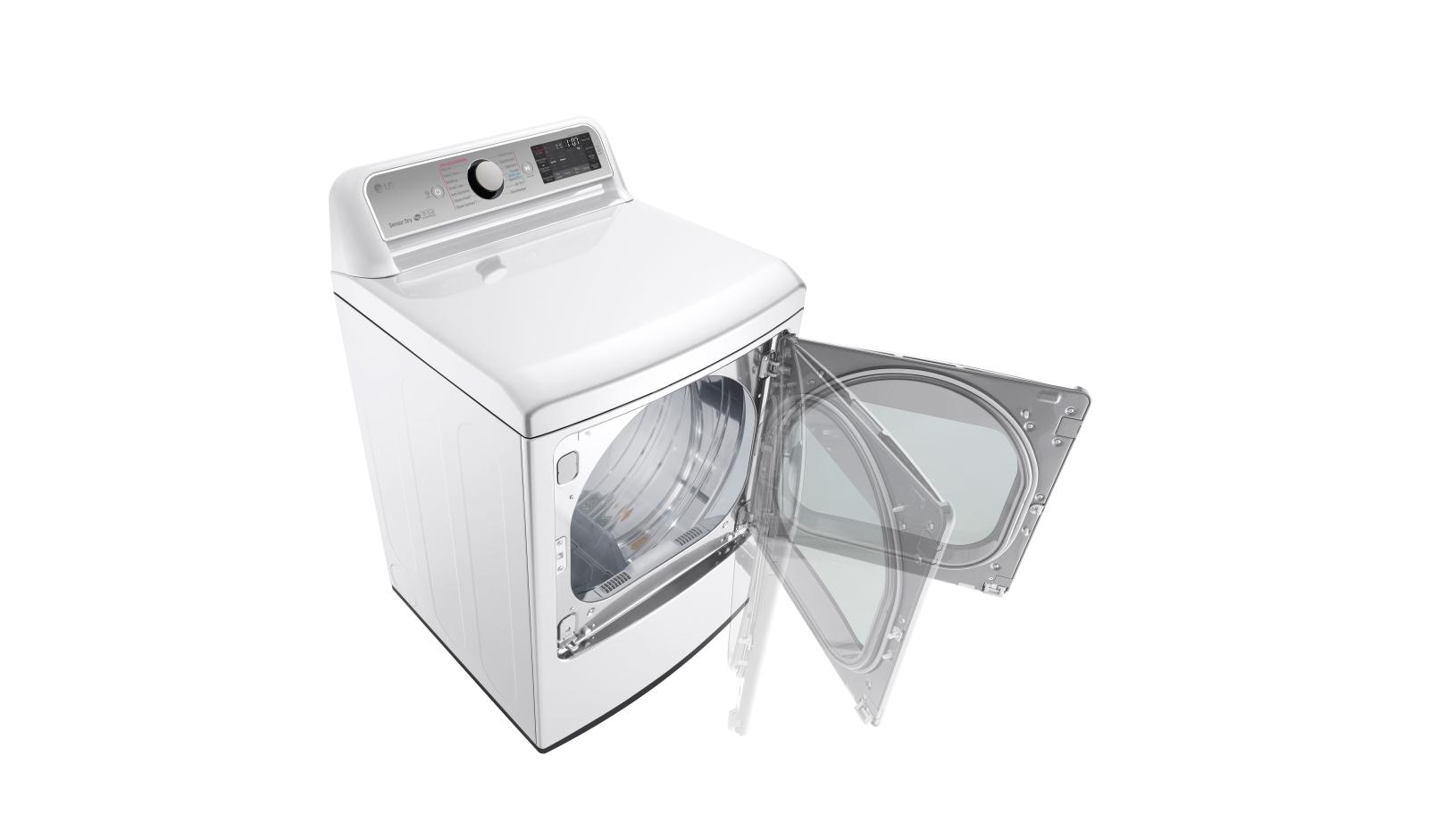 LG DLGX7601WE 7.3 cu. ft. Ultra Large Capacity TurboSteam™ Gas Dryer