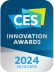 Badge labeled 'CES Innovation Awards 2024 Honoree.'