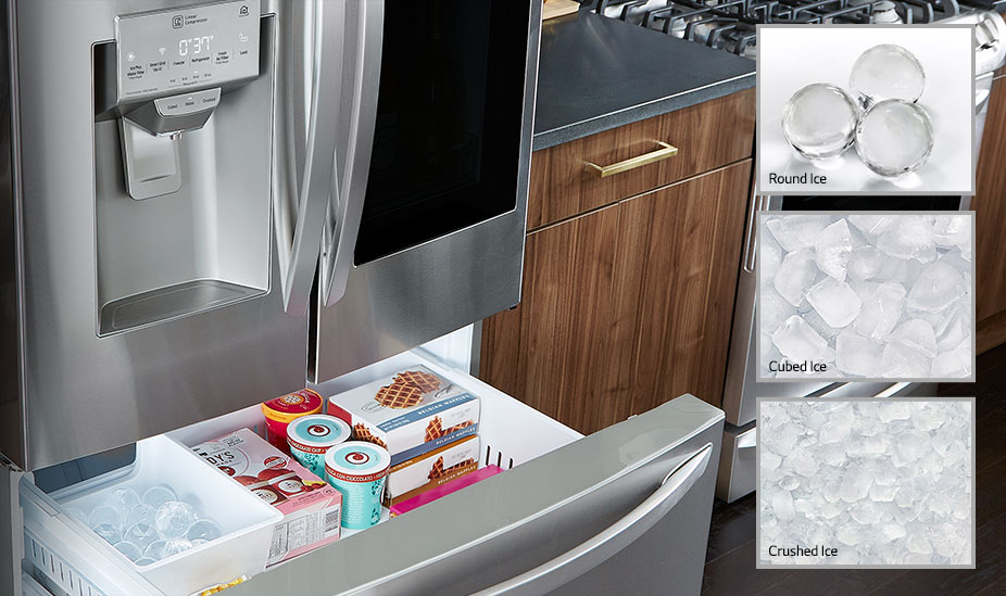 LG Craft Ice Refrigerator with Dual Ice Makers LG USA