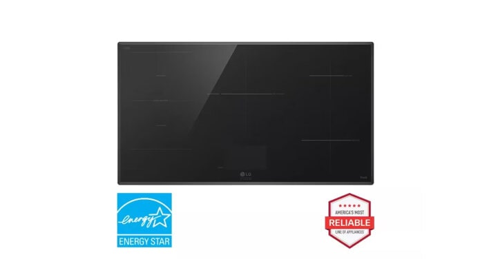 LG STUDIO 36” Induction Cooktop with 5 Burners and Flexible Cooking Zone