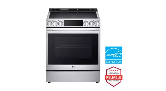 LG STUDIO 6.3 cu. ft. InstaView® Induction Slide-in Range with Air Fry and Air Sous Vide