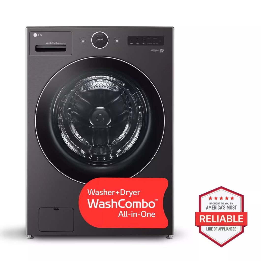 Ventless Washer/Dryer Combo LG WashCombo™ All-in-One 5.0 cu. ft. Mega Capacity with Inverter HeatPump™ Technology and Direct Drive Motor