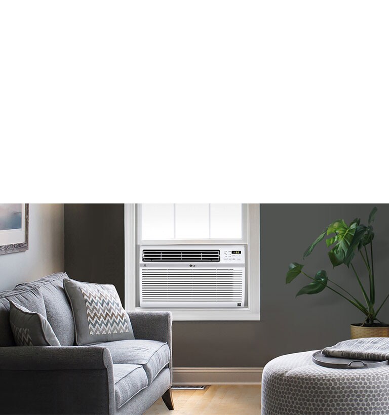 LG 8,000 BTU Smart wi-fi Enabled Window Air Conditioner (LW8017ERSM ...