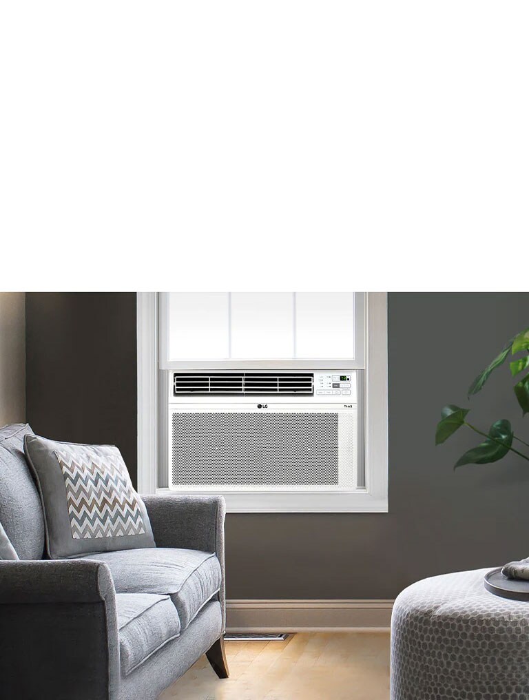 LG 24,000/24,500 BTU Smart Wi-Fi Enabled Window Air Conditioner ...