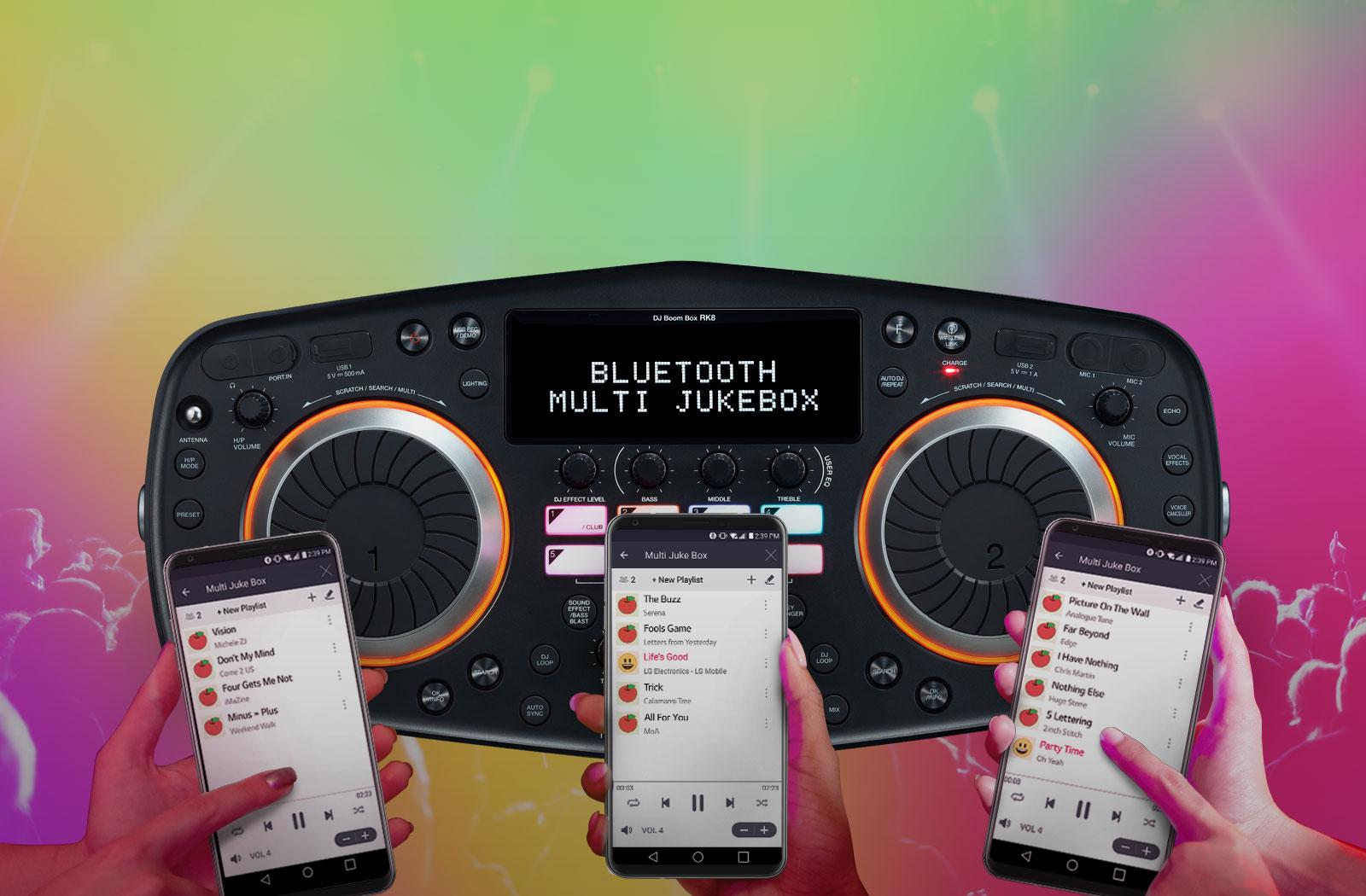 lg xboom rk8 dj boombox