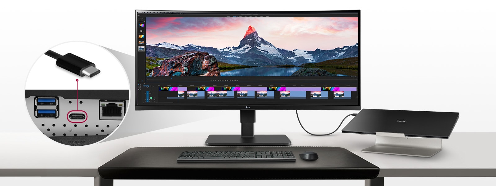 LG Ultrawide 34BN770 B 34 QHD LCD Monitor 219 Matte Black 34 Class In plane  Switching IPS Technology WLED Backlight 3440 x 1440 16.7 Million Colors  FreeSync 300 Nit Typical 5 ms 75 Hz Refresh Rate HDMI DisplayPort - Office  Depot