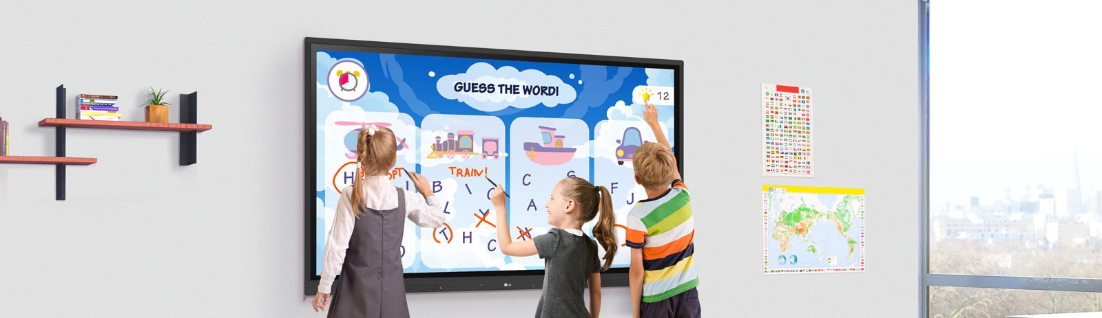 65” IPS UHD IR Multi Touch Interactive Whiteboard, LG CreateBoard, 86TR3DK-B