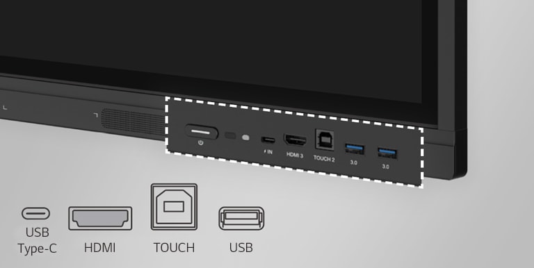 65” IPS UHD IR Multi Touch Interactive Whiteboard, LG CreateBoard, 86TR3DK-B