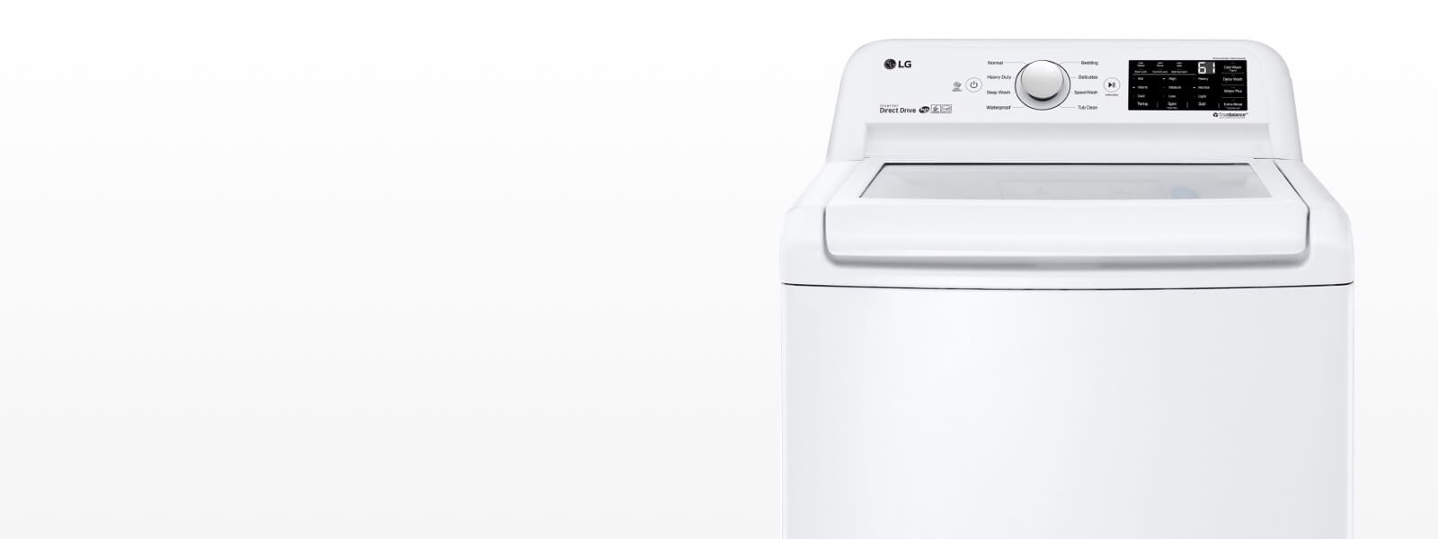 LG WT7100CW 4.5 cu. ft. Top Load Washer LG USA