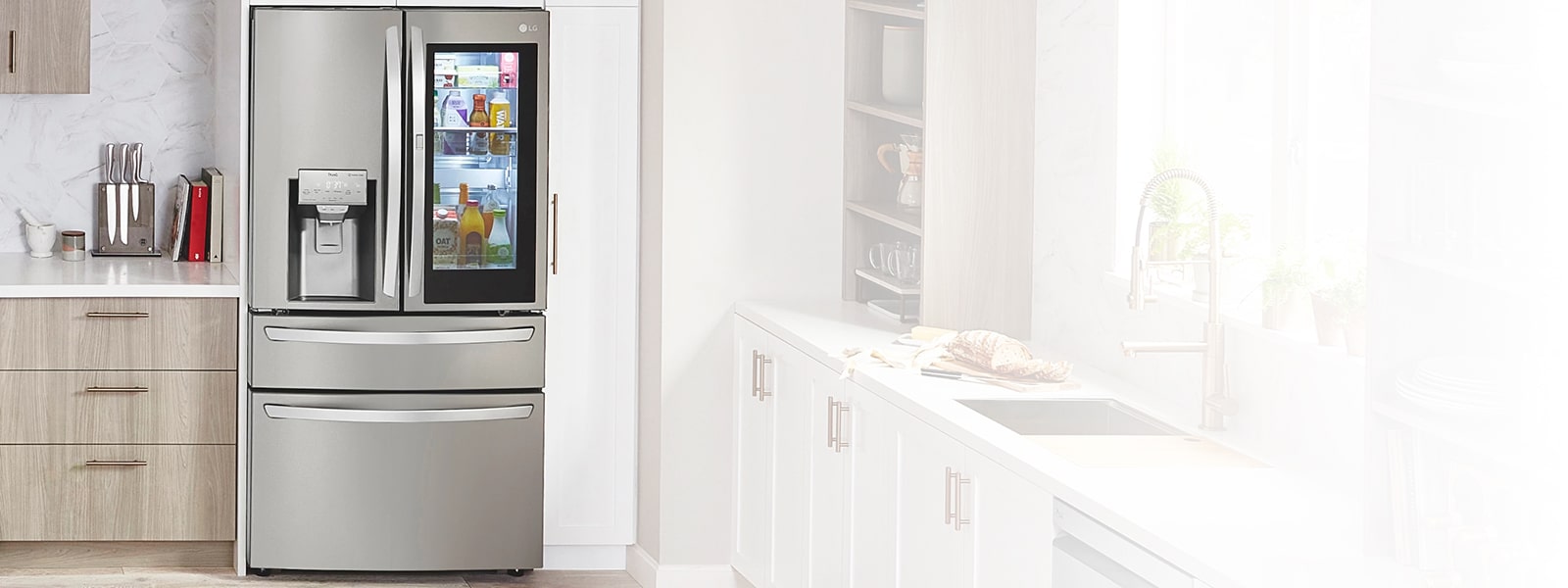 LG GB6140PZQV Refrigerator - MULTI DOOR Shiny Steel FRIDGE FREEZER