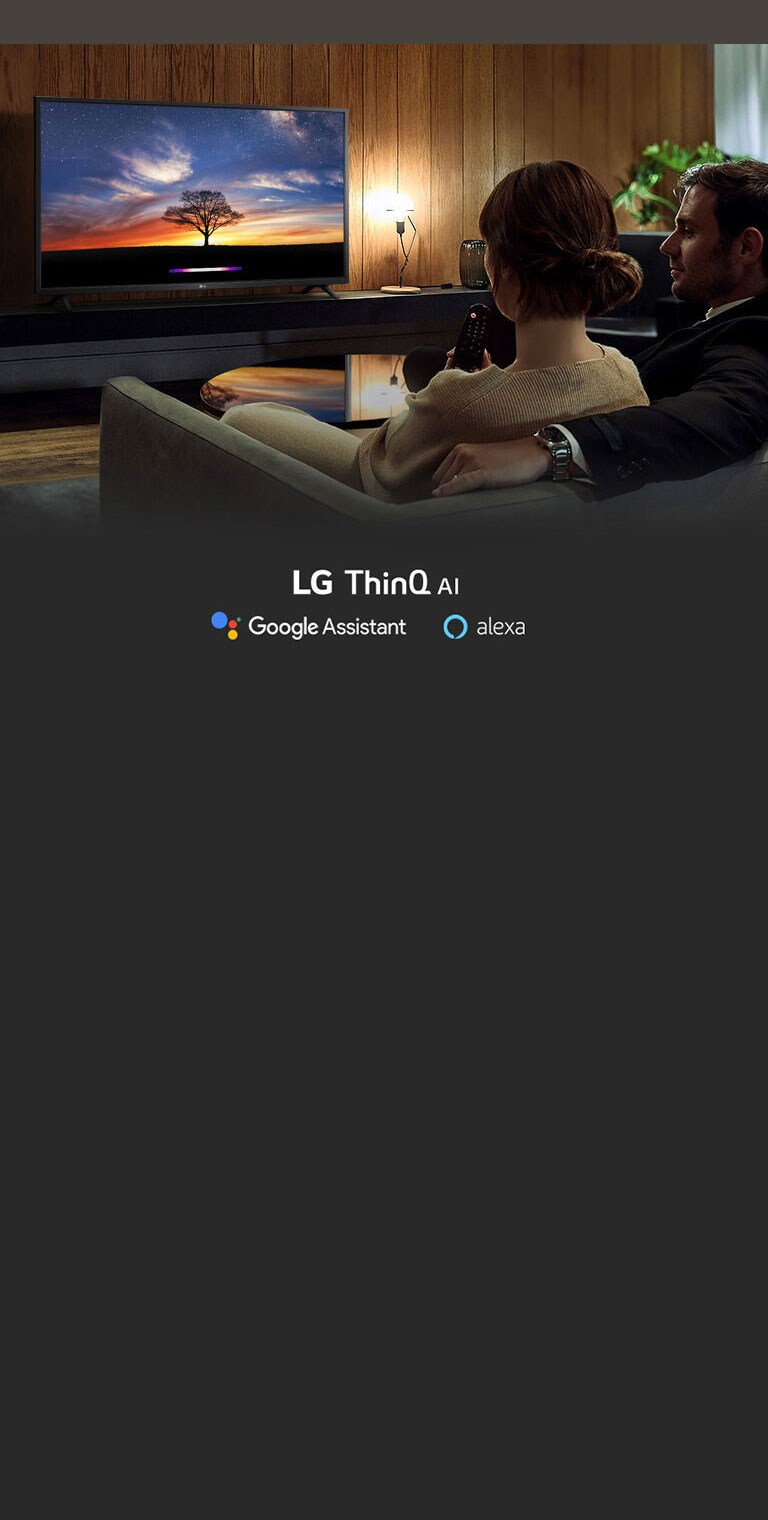 Introducing a more intelligent TV with LG ThinQ® AI4