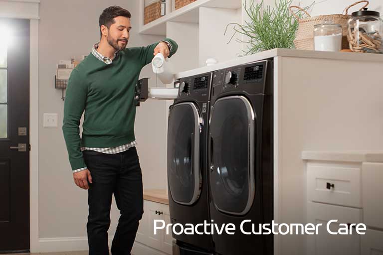 LG WM3555HWA: 2.4 cu.ft. Smart wi-fi Enabled Compact Front Load All-In-One  Washer/Dryer Combo with Built-In Intelligence