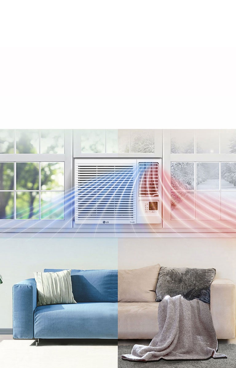 LG LW8021HRSM: 7,500 BTU Smart Wi-Fi Enabled Window Air Conditioner ...