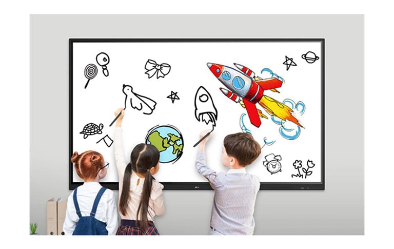 86” IPS UHD IR Multi Touch Interactive Whiteboard | LG CreateBoard ...