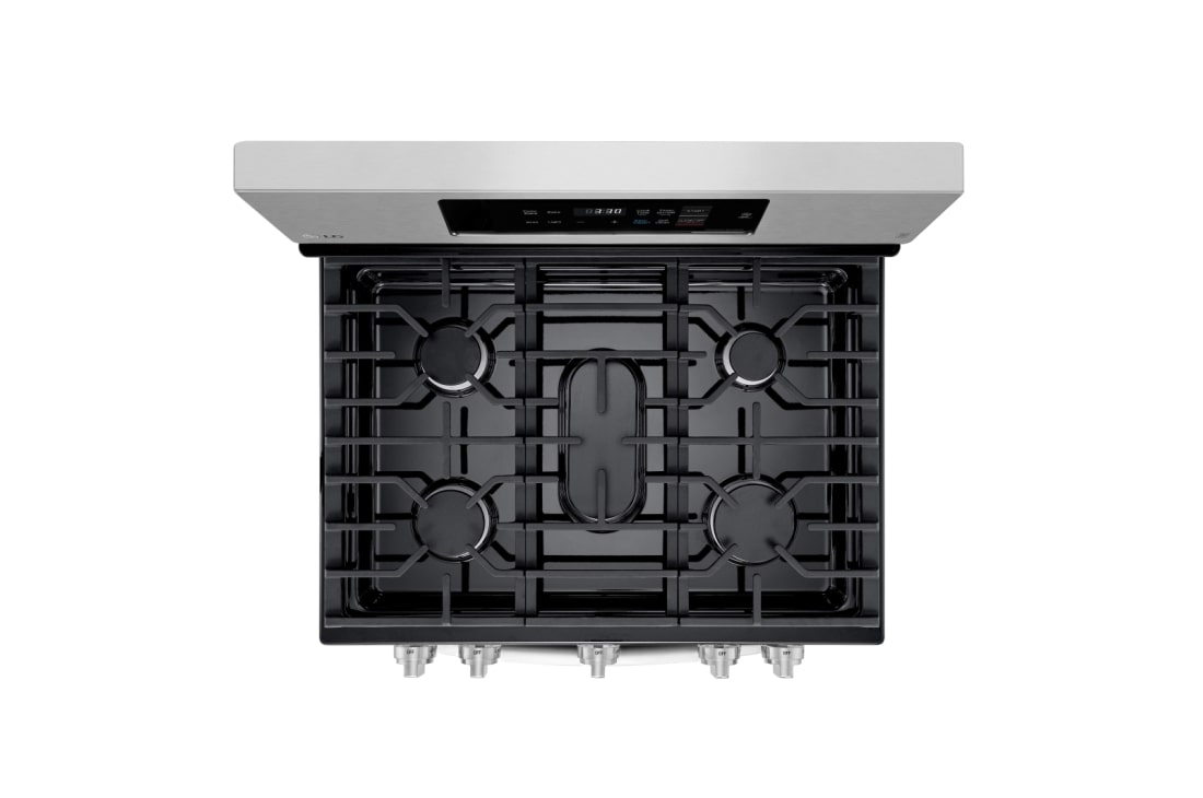 LG LRG3194ST 5.4 cu.ft. Gas Single Oven Range with Fan Convection,  EasyClean®, Self Clean, Wide Grate, Panel Touch Control, Rectangular Griddle,  Stainless Steel 